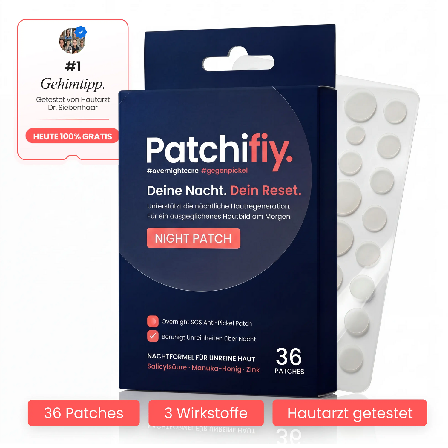 Patchifiy® SOS Anti Pickel Night Patch